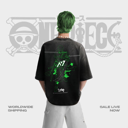 Zoro Streetwear Washed Shirt - AY-Line Anime