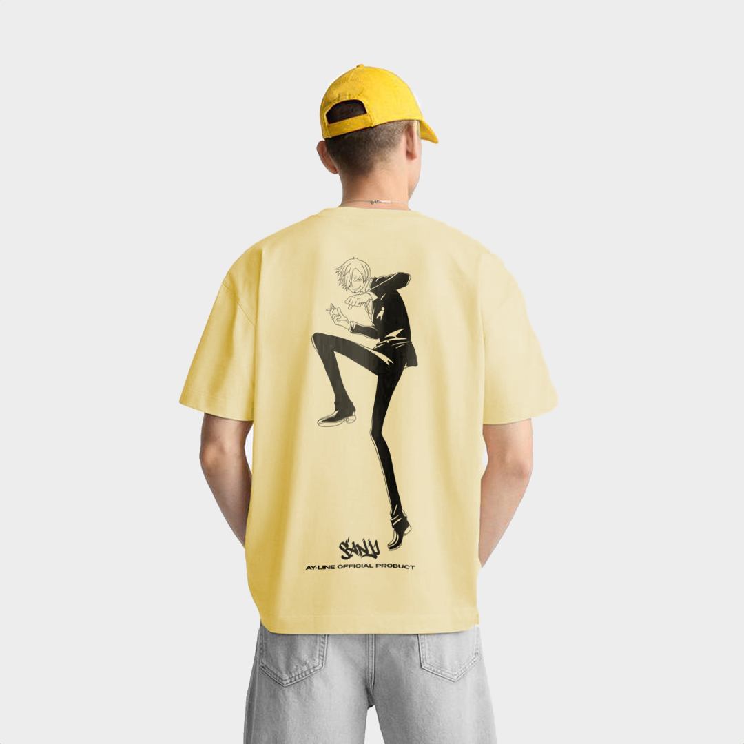 Sanji Neon Streetwear Shirt Yellow - AY-Line Anime