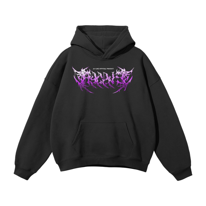 King Of Curses Streetwear Hoodie Black - AY-Line Anime