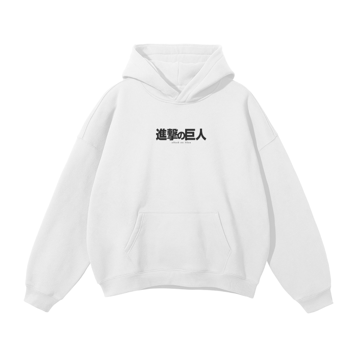 Eren Fallen Angel Streetwear Hoodie White - AY-Line Anime