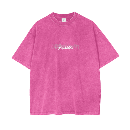 The Disgraced One Streetwear Shirt Pink Washed - AY-Line Anime