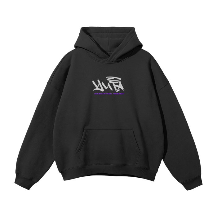 Yuta Graffiti Streetwear Hoodie Black - AY-Line Anime