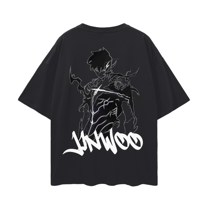 Sung Jin-woo Graffiti Streetwear Shirt Black - AY-Line Anime