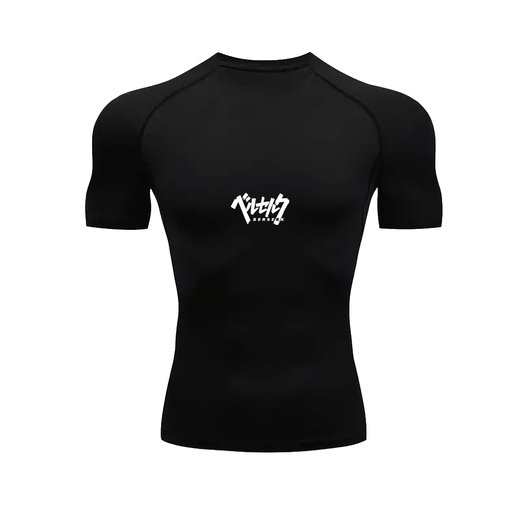 Brand Skull Compression Shirt Black - AY-Line Anime