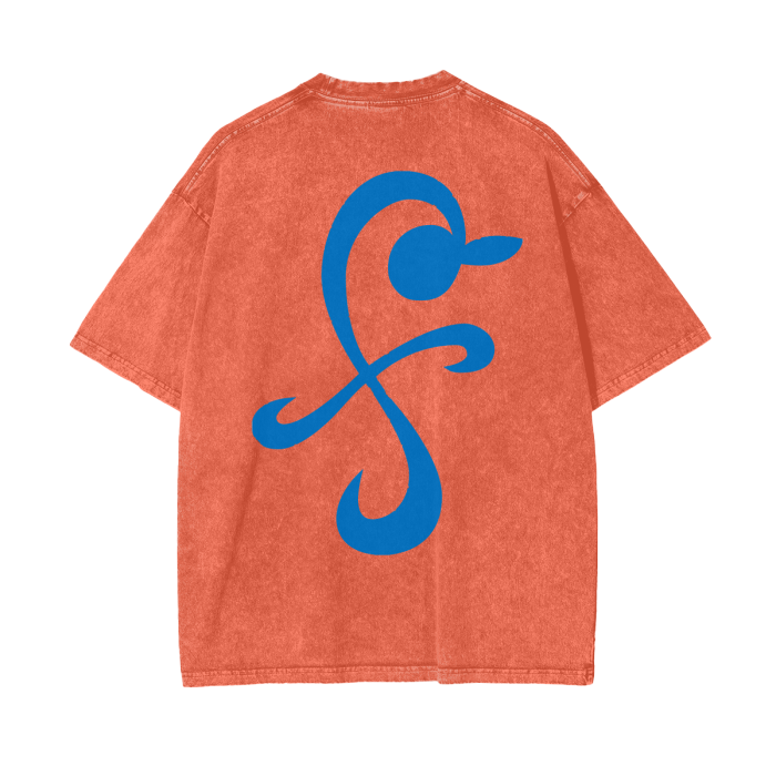 Nami Streetwear Shirt Orange Washed - AY-Line Anime