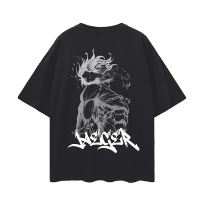 Eren Graffiti Streetwear Shirt Black - AY-Line Anime