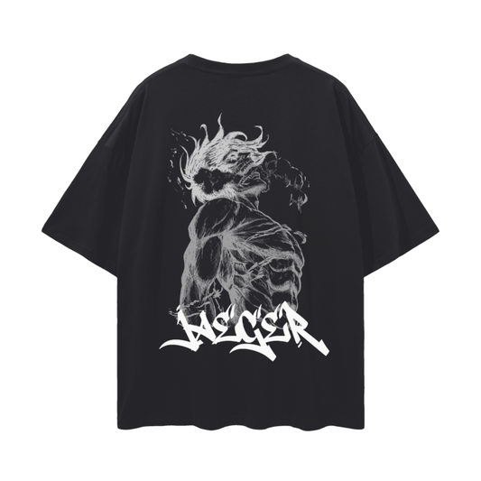 Eren Graffiti Streetwear Shirt Black - AY-Line Anime