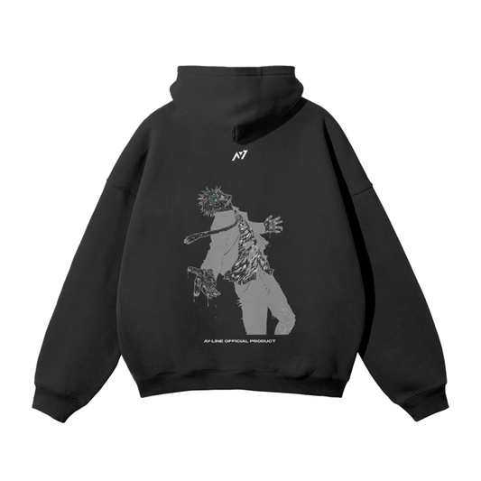 RCT Resurrection Streetwear Hoodie Black and Grey - AY-Line Anime