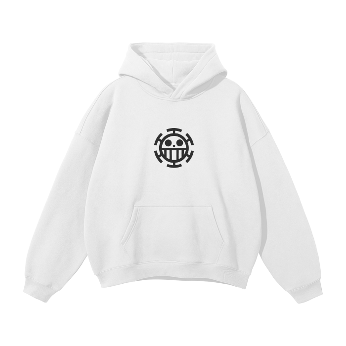 Law Y2K Streetwear Hoodie White - AY-Line Anime