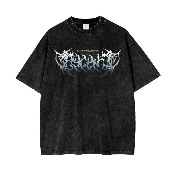 The Honored One Metal Streetwear Shirt Washed - AY-Line Anime