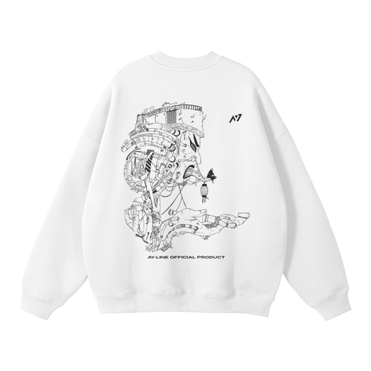 Pain Streetwear Sweatshirt White - AY-Line Anime