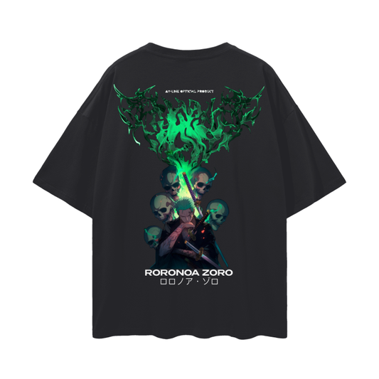 Zoro Metal Streetwear Shirt Black - AY-Line Anime