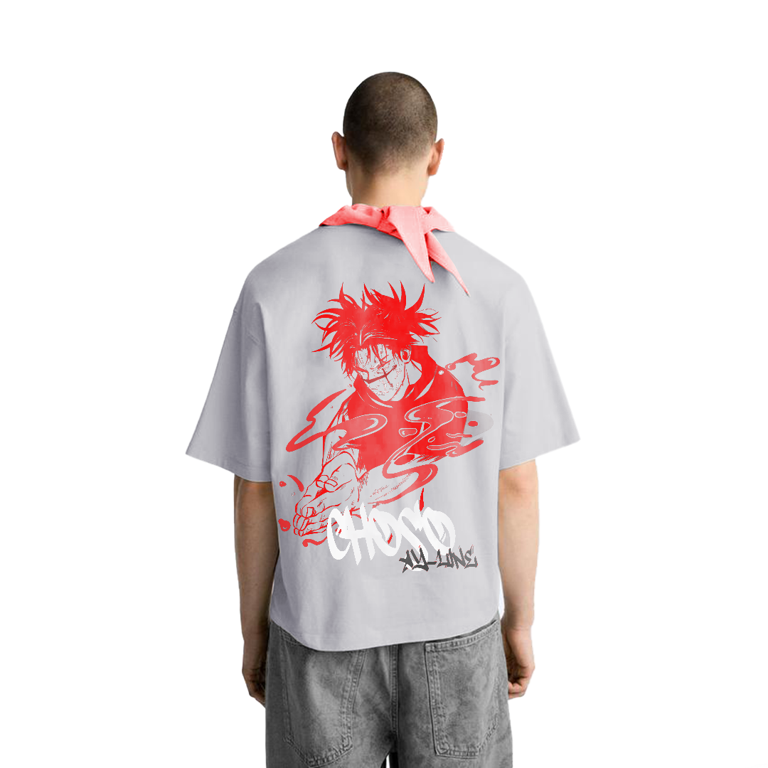 Choso Graffiti Streetwear Shirt Grey - AY-Line Anime