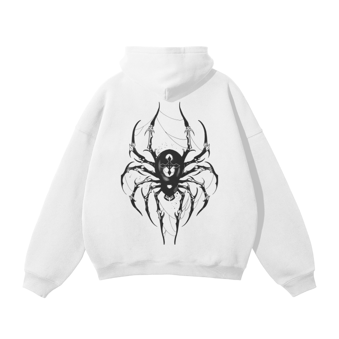 Chrollo Spider Streetwear Hoodie White - AY-Line Anime