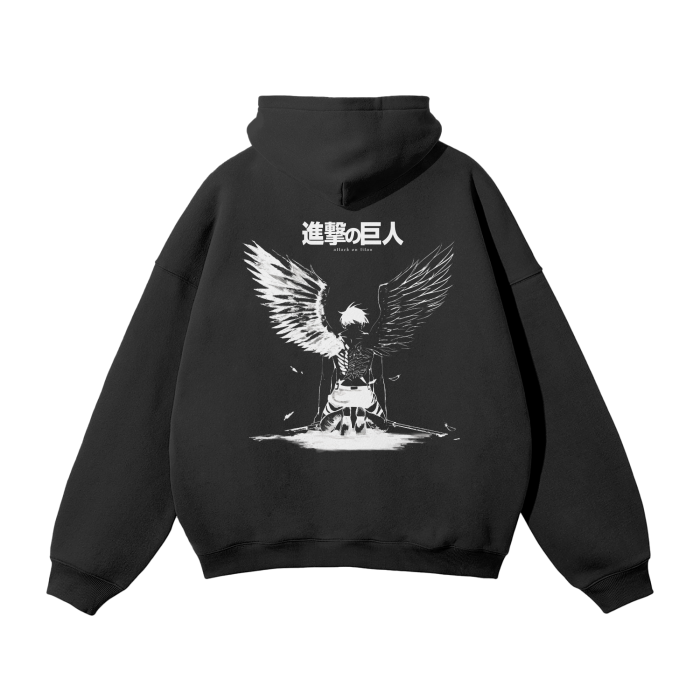 Eren Fallen Angel Streetwear Hoodie - AY-Line Anime