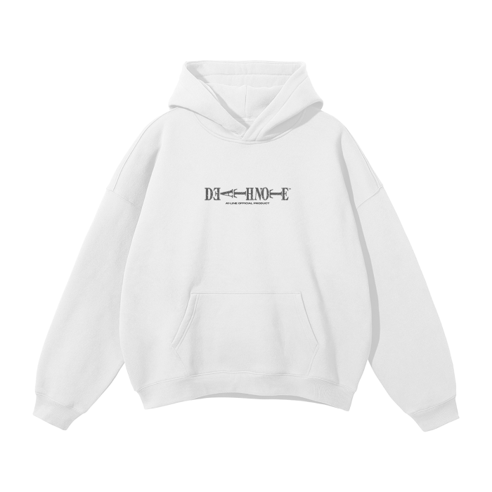 Light Yagami Streetwear Hoodie White - AY-Line Anime