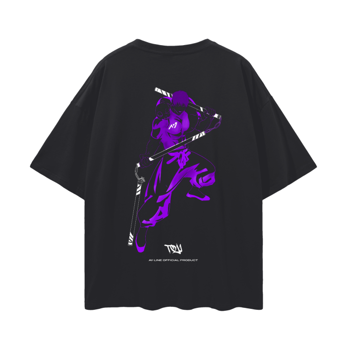 Sorcerer Killer Neon Streetwear Shirt Black - AY-Line Anime