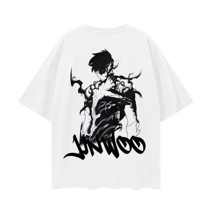 Sung Jin-woo Graffiti Streetwear Shirt White - AY-Line Anime