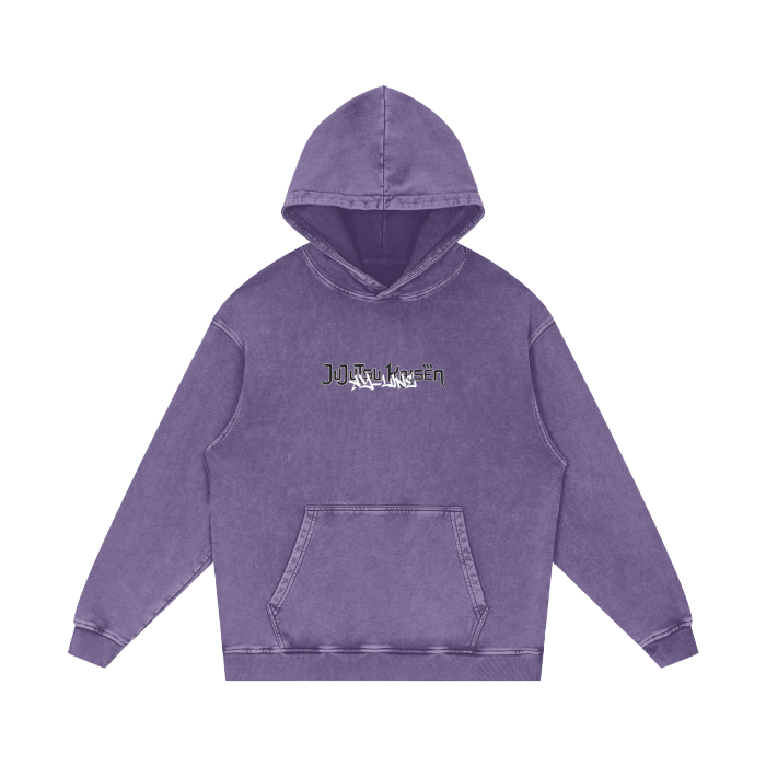 Todo Streetwear Hoodie Purple Washed - AY-Line Anime