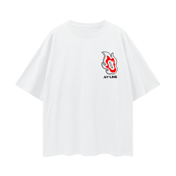 Rengoku Graffiti Streetwear Shirt White - AY-Line Anime