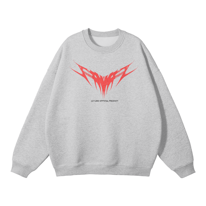 Power Streetwear Sweatshirt Grey - AY-Line Anime