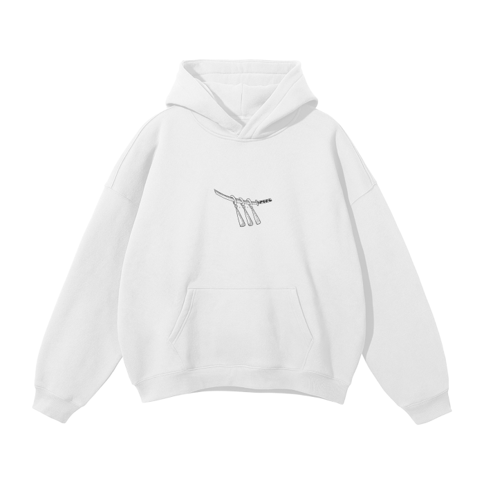 Zoro Y2K Streetwear Hoodie White - AY-Line Anime