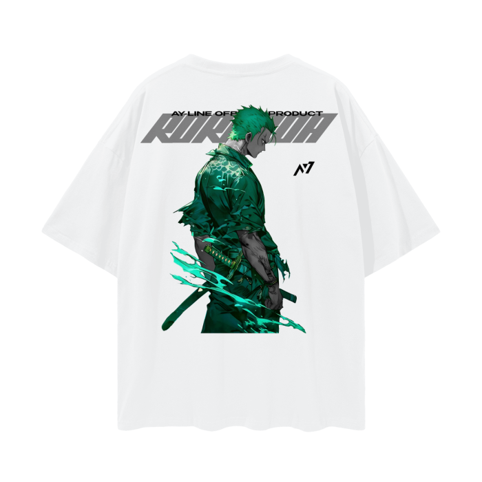 Zoro Y2K Streetwear Shirt White - AY-Line Anime