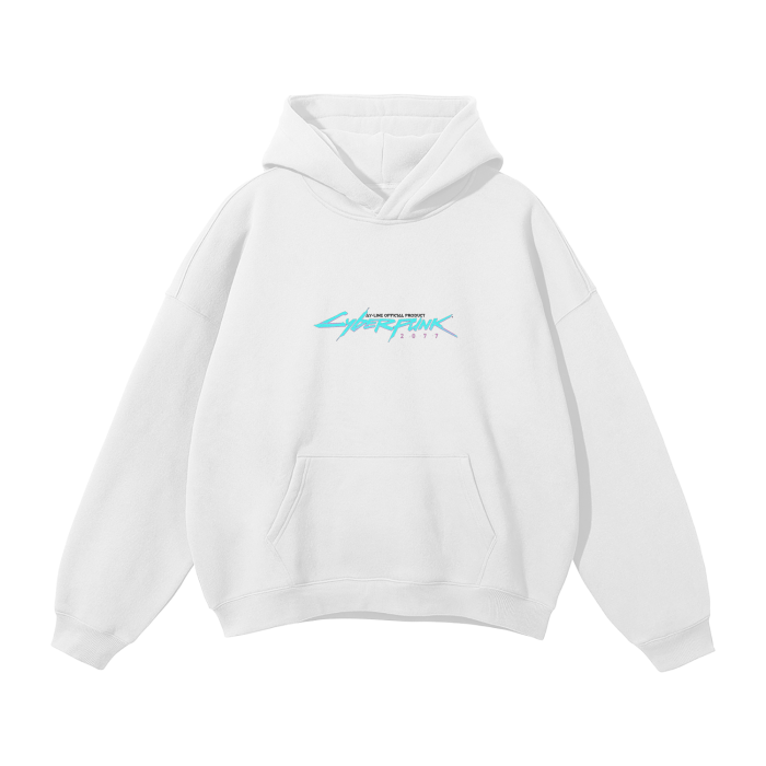 Lucy Cyberpunk Streetwear Hoodie White - AY-Line Anime