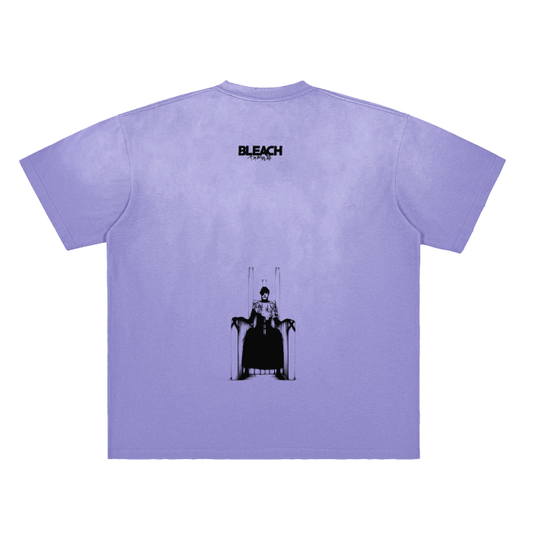 Aizen Streetwear Shirt Purple Washed Heavy Weight - AY-Line Anime