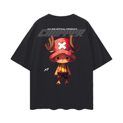 Chopper Y2K Streetwear Shirt Black - AY-Line Anime