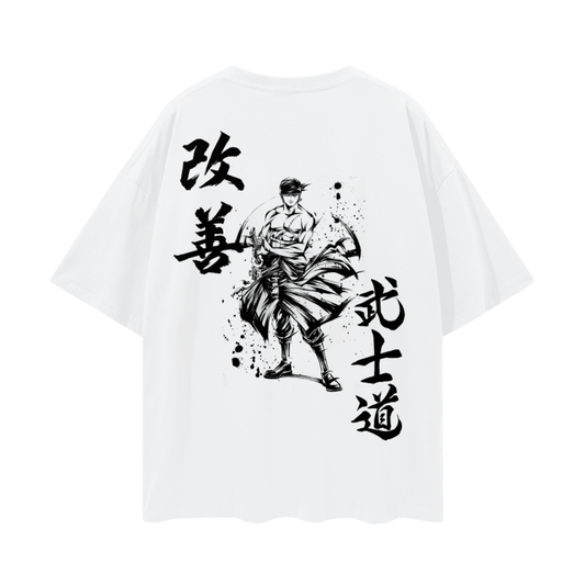 Zoro Graffiti Streetwear Shirt White - AY-Line Anime