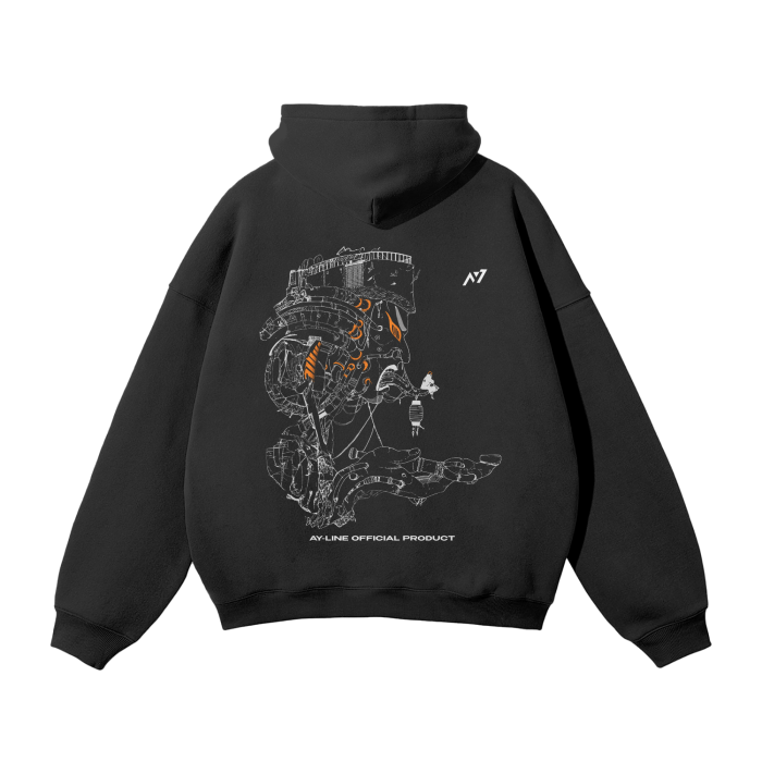 Pain Streetwear Hoodie Black - AY-Line Anime