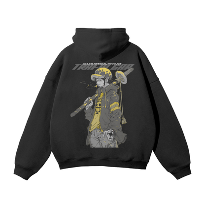 Law Y2K Streetwear Hoodie Black - AY-Line Anime