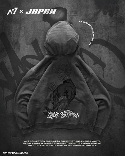 Der geehrte Streetwear Hoodie Grey