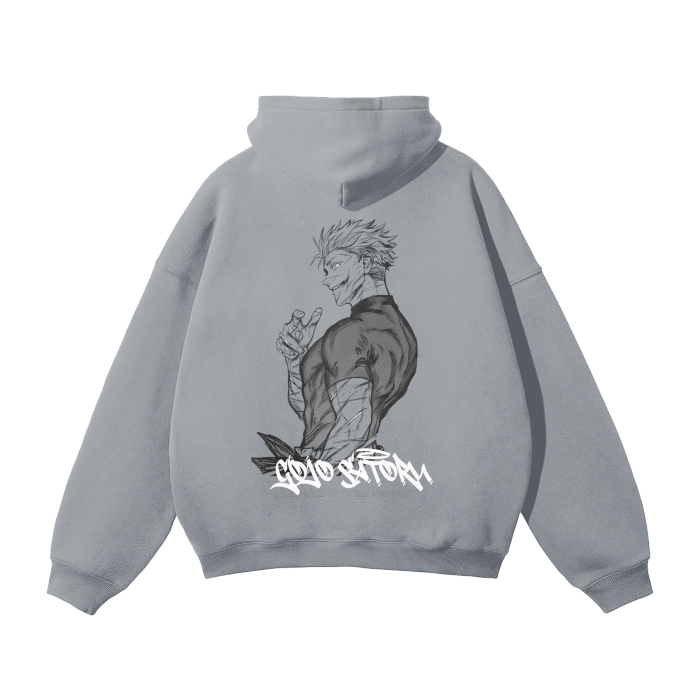 The Honored One Streetwear Hoodie Grey - AY-Line Anime