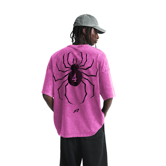 Hisoka Streetwear Shirt Pink Washed - AY-Line Anime