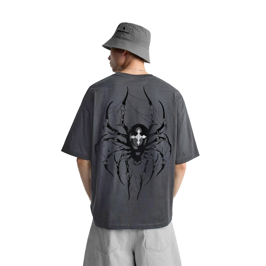 Chrollo Spider Streetwear Shirt Grey Heavy Weight - AY-Line Anime