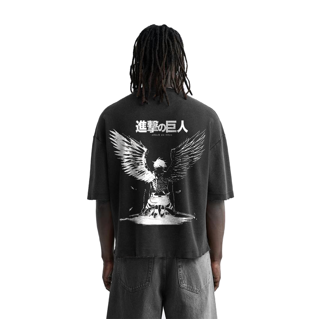 Eren Fallen Angel Streetwear Shirt - AY-Line Anime