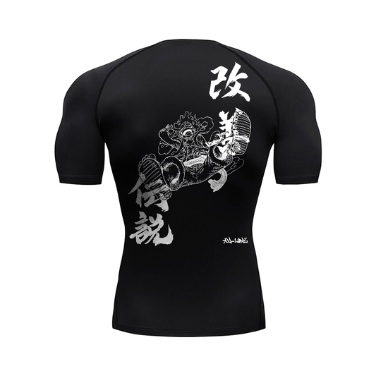 Luffy Gear 5 Compression Shirt Black - AY-Line Anime